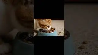 Crunch & Purr 🐱 | Mesmerizing Kibble Bites in Loop