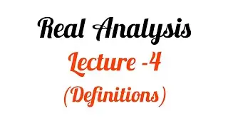 Real Analysis : (lecture 4) interior, exterior,open set,limit point of a set.