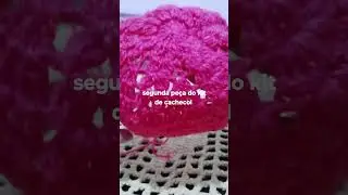 segunda pe&ccedil;a do kit de cachecol croch&ecirc; 🧶