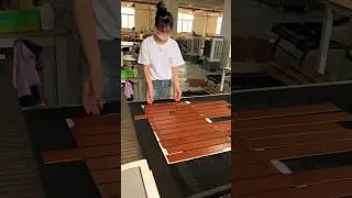 Honda car solid wood floor mats car.