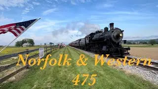 Norfolk & Western 475: Hourly Trains During The Farewell Tour For N&W 611