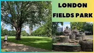 London Fields Park London England.