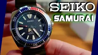 Seiko Samurai SRPB53 Pepsi Prospex Automatic Dive Watch - Unboxing