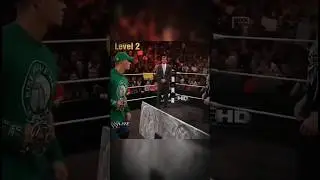 John Cena mic catch miss vs Roman Reigns attitude mic catch😈 #shorts