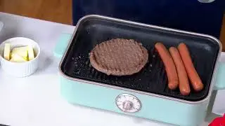 Cook-It by A4 Box Indoor Electric Nonstick Grill and Griddle on QVC
