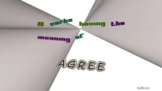 agree - 9 verbs synonym of agree (sentence examples)
