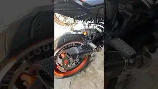 Duke 250 gen3 Akrapovic exhaust sound😮&zwj;💨🔥 #duke #ktm #viralvideo #exhaust #akrapovic #shortsfeed