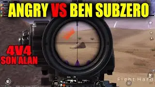 ANGRY VS BEN SUBZERO Pubg Mobile Yayıncı Karşılaşmaları