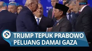 Trump Tepuk Pundak Prabowo Saat Teken Piagam Dewan Perdamaian, Peluang Damai Gaza
