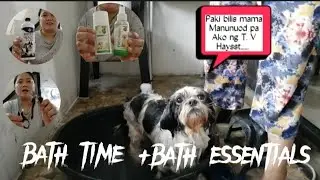 SHIHTZU:BATH DAY+DOG BATH ESSENTIALS,para sa aking mga alagang Shihtzu#shihtzudog#samwalastik