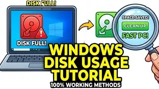 How To Fix 100% Disk Usage in Windows 10 & 11 (2026 Easy Guide) ✅