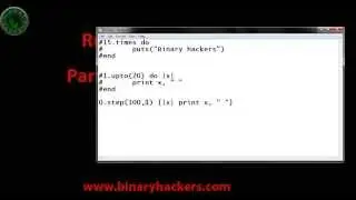 Ruby Programming Part 18 (Iterators Loops)