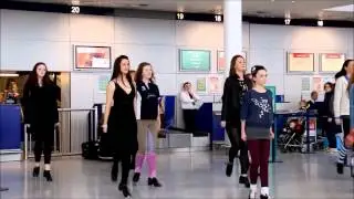 O`MALLEY IRISH DANCE FLASH MOB - BRISTOL AIRPORT