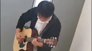 Moonlight sonata on one guitar arranged by Marcin  #guitarsolo #guitarcover #marcin #marcinpatrzalek