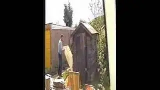 How to move a garden shed (Two men and a shed)