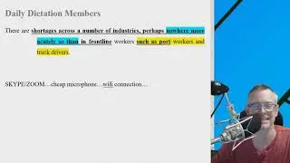 Daily Dictation #595 ANSWERS! Let's Master English with Coach Shane