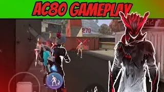 AC80 Gameplay With New EVO bundle 😱| Duo vs Squad | AC80 × P90 | FREE FIRE MAX 