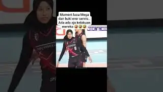 funny moment megawati and buki service error #redsparks #volleyball #volleyballworld