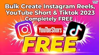 Создавайте видеоролики для Instagram Reels, YouTube Short и TikTok в 2023 году совершенно БЕСПЛАТНО!