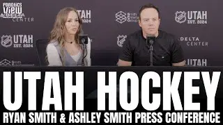 Ryan Smith & Ashley Smith Discuss Utah Hockey's Preparations for First Ever NHL Game in Utah