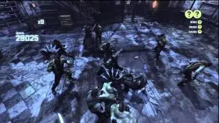 Batman arkham City - Combat Challenge 2 - Survival of the fittest free flow