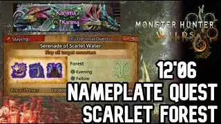 Scarlet Forest Nameplate Quest 12'06 on Heavy Bowgun... | Monster Hunter Wilds | モンスターハンターワイルズ