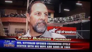 Escondido Cycle Center on KUSI - Celebrating 30 Years in Business.