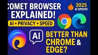 Comet Browser vs Chrome & Edge | AI, Speed & Privacy Compared!