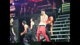 Justin Bieber Brings Girl on Stage During Baby - Columbus, OH