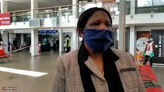 Repatriation flight at Walvis Bay