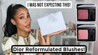 New Reformulated Dior Rouge Blushes!  Shades New World & Poison | I Wasn’t Expecting This!