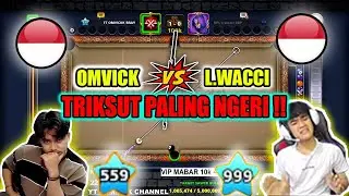 BY ONE PALING NGERI ! OMVICK VS L.WACCI TRICKSHOOT LEVEL MAX 999 8 BALLPOOL