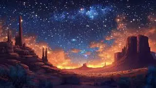 Starry Desert Night