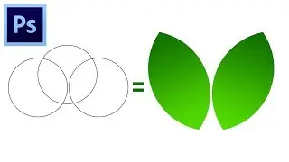 How To Use Shapes in Creating Logo - Leaf Logo Design in Photoshop