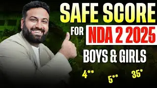 How Much Need To Qualify for NDA 2026?😮 Minimum Marks & Safe Score For NDA 2026- Learn With Sumit