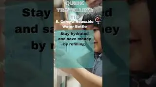 Carry a Reusable water bottle - island Couple Travel Tips