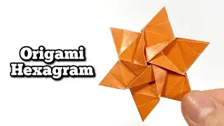 How to Make Paper Hexagram Origami | Easy Paper Hexagram Origami Tutorial