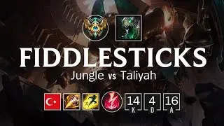 Fiddlesticks Jungle vs Taliyah - TR Challenger Patch 8.15