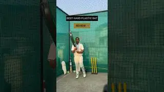 Jaspo Hard Plastic Bat Review | #shorts #cricket #netpractice #mrcricketcaught #roofcricket #viral