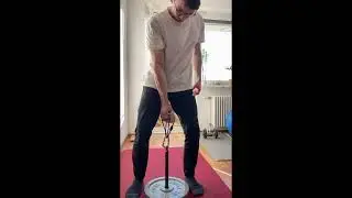 Fingertraining: Max Pulls Halfcrimp (Yielding Isometrics)