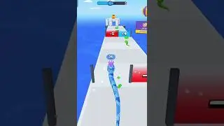 Snake race 🎮 Wait for end 😂 #shorts​​ #trendingshorts​​ #viralshorts​​ #gameshorts​​#snakerace