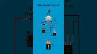 Security Alarm 🚨 cercuit diagram||  alarm 🚨 Tori  circuit diagram sorts # 💯 success