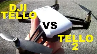 DJI RYZE TELLO vs TELLO 2 2020 Comparison and flight review