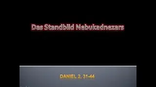 Das Standbild Nebukadnezars