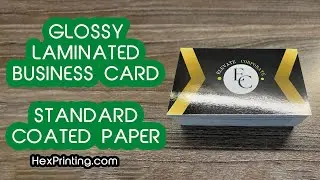 Gloss Laminated Name Cards | Glossy Business Card Printing | Gloss Finish Business Card Printing