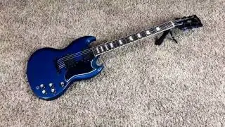Trogly's Guitars: 1988 Gibson SG Standard '62 Reissue Showcase Edition Blue