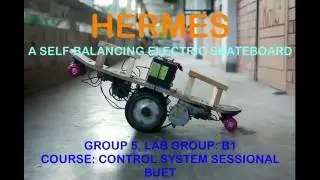 Hermes, A self-balancing electric skateboard