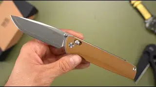 Нож SRM Terrier bead blast сталь 140Cr Laminated рукоять Tan G10 (258L-GW2)