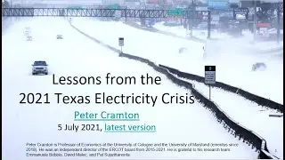 Lessons from the 2021 Texas electricity crisis