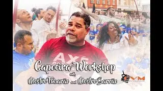 Capoeira-workshop with Mestre Tubar&atilde;o and Mestre Barr&atilde;o!